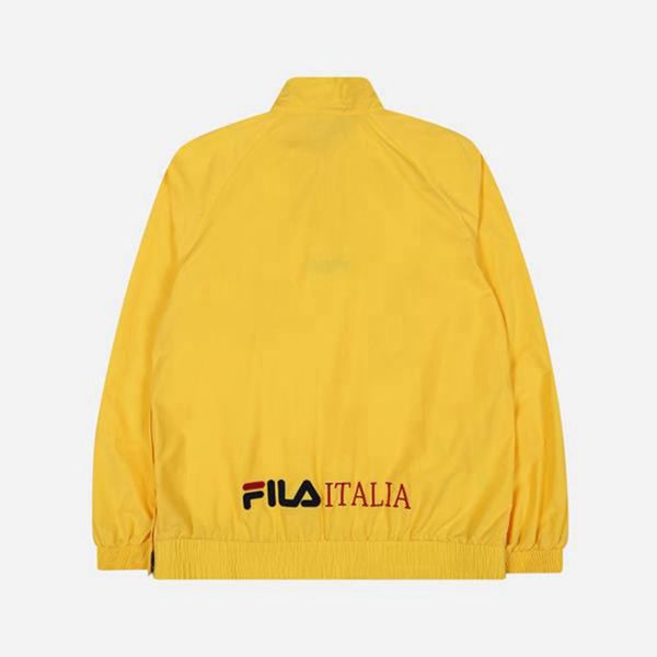 Fila Crema Men's Jackets - Yellow,NZ 510-95237